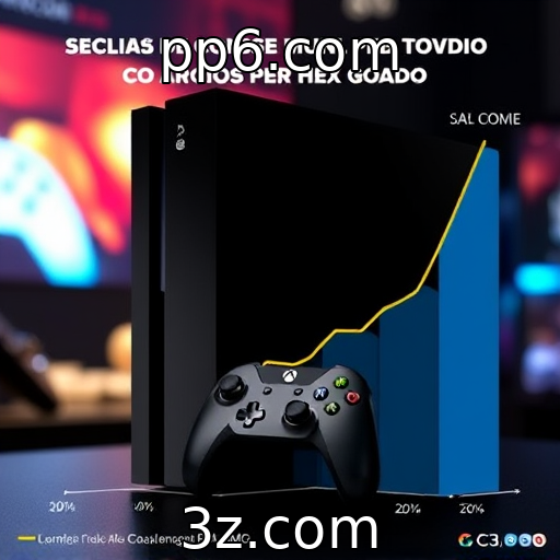 Crescimento das vendas de consoles na indústria de jogos